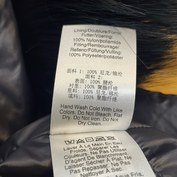 DKNY New Condition Puffer Vest Fur Front Full Collar Beautiful -XS-#0041 - Picture 9 of 11